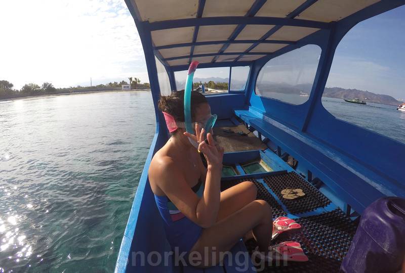 on the glass bottom boat