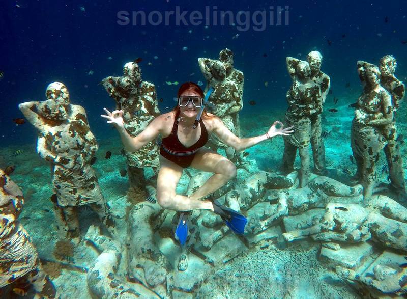 the nest and a snorkeler